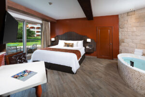 Deluxe Gold King Bed